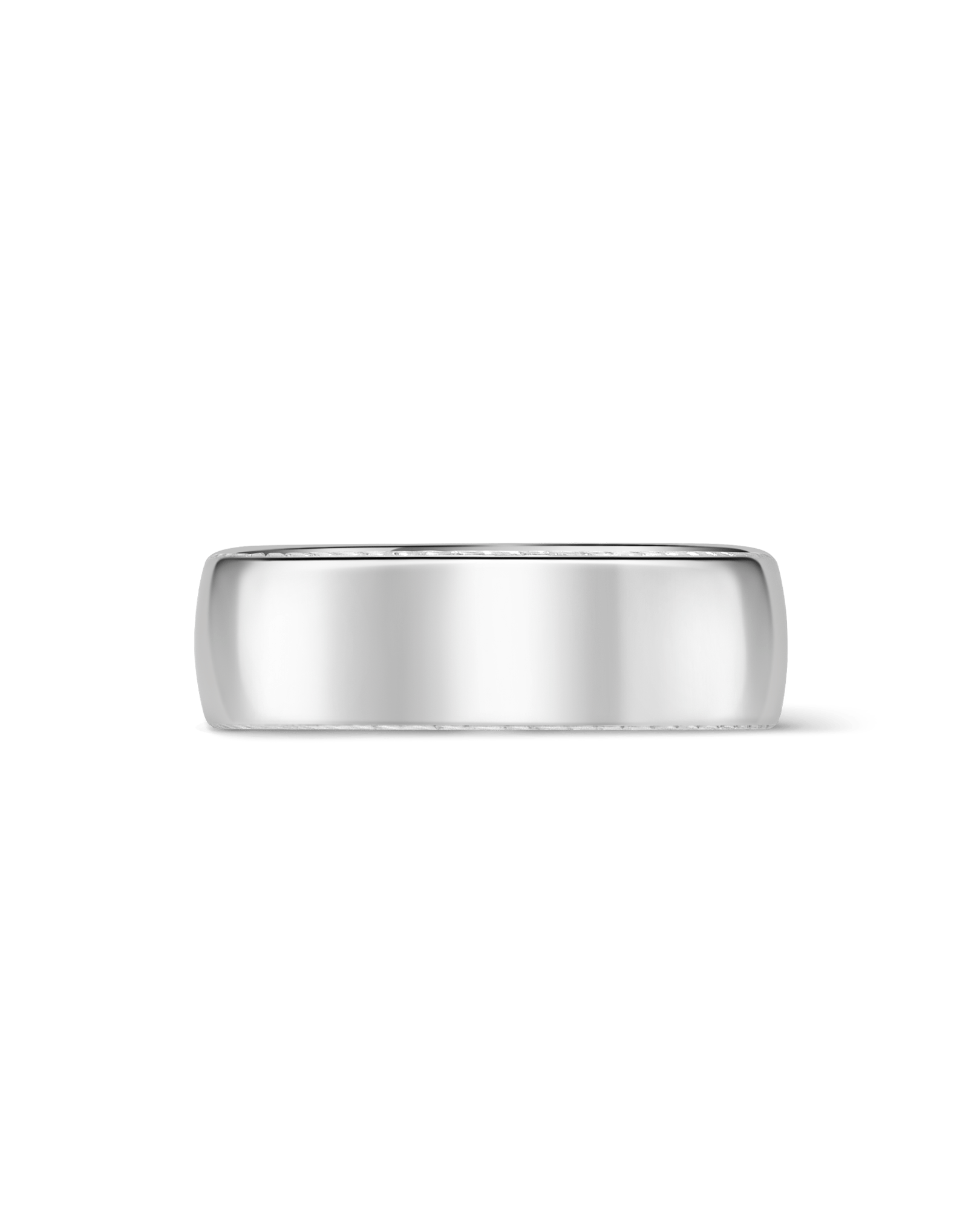 6MM Wedding band | 10kt White Gold