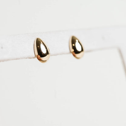 Bubble Teardrop Earrings - 10KT Yellow Gold