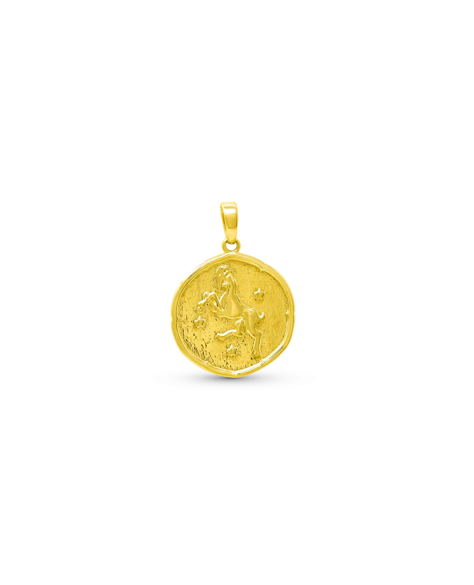 Aries Zodiac Pendant | 10kt Yellow Gold