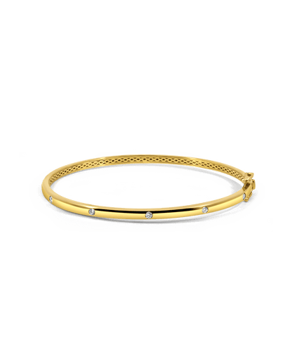 Bangle .20 Carat TW Diamond | 10kt Yellow Gold