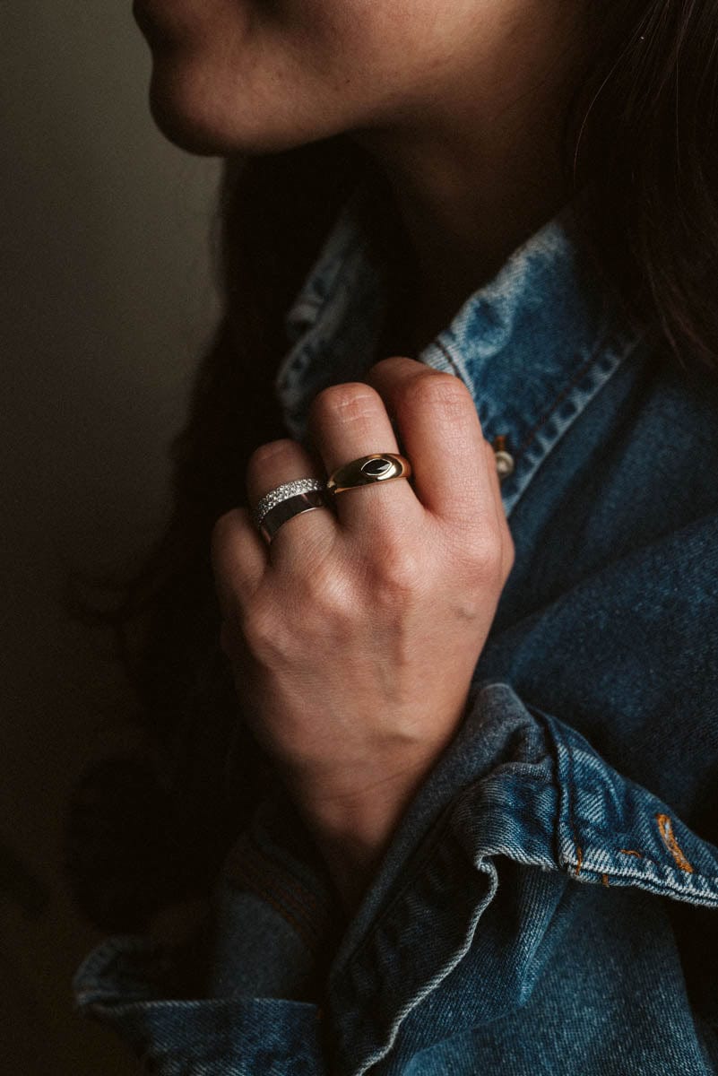 Bezel Emerald Ring | 10kt Yellow Gold