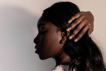 Bold Dewdrop Stud Earrings | 10kt Yellow Gold