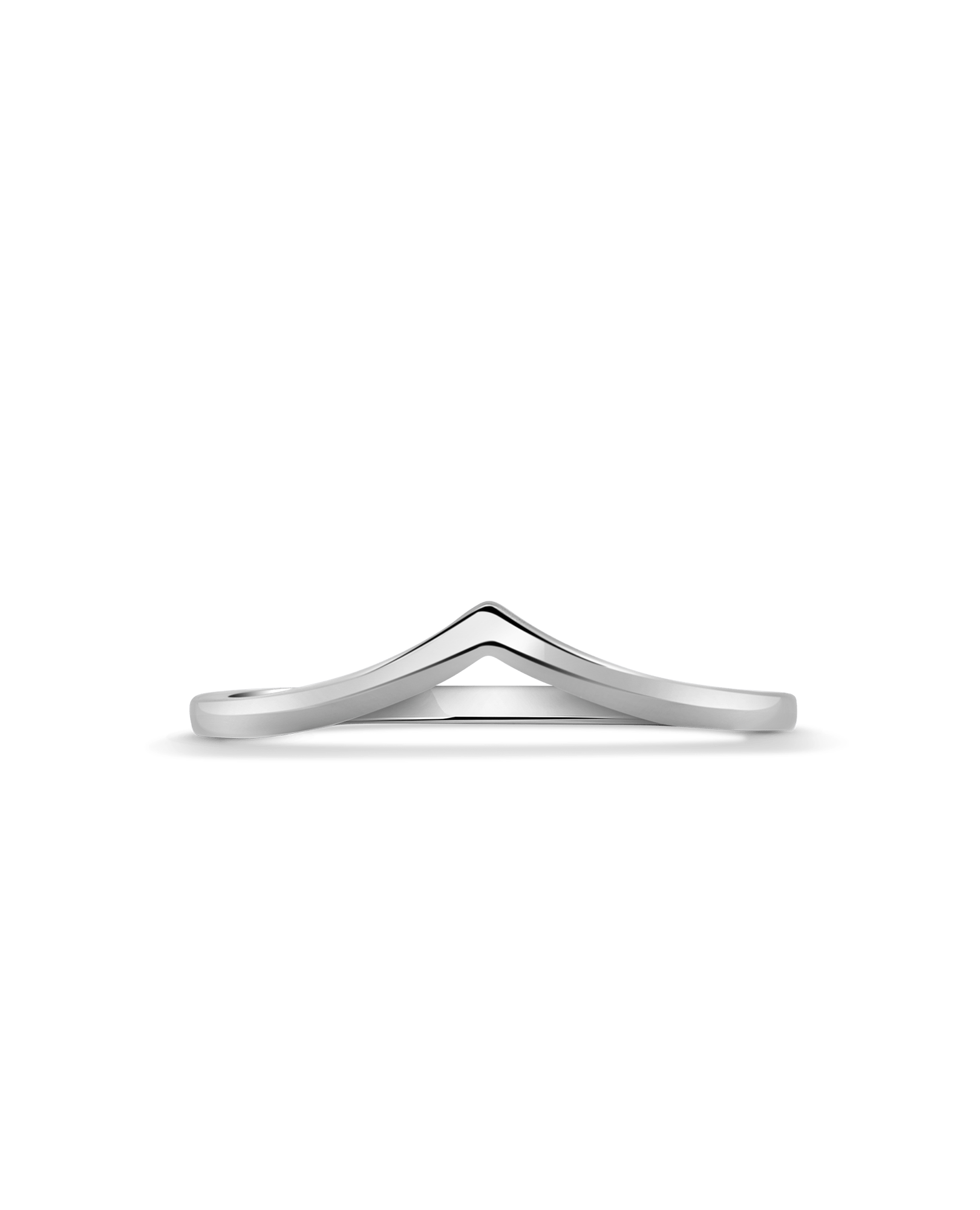 Chevron Ring | 10kt White Gold