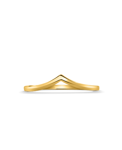 Chevron Ring | 10kt Yellow Gold