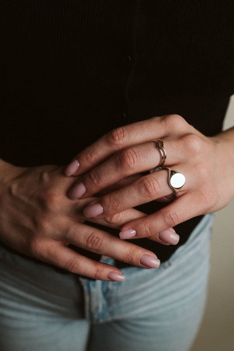 Chevron Ring | 10kt Yellow Gold