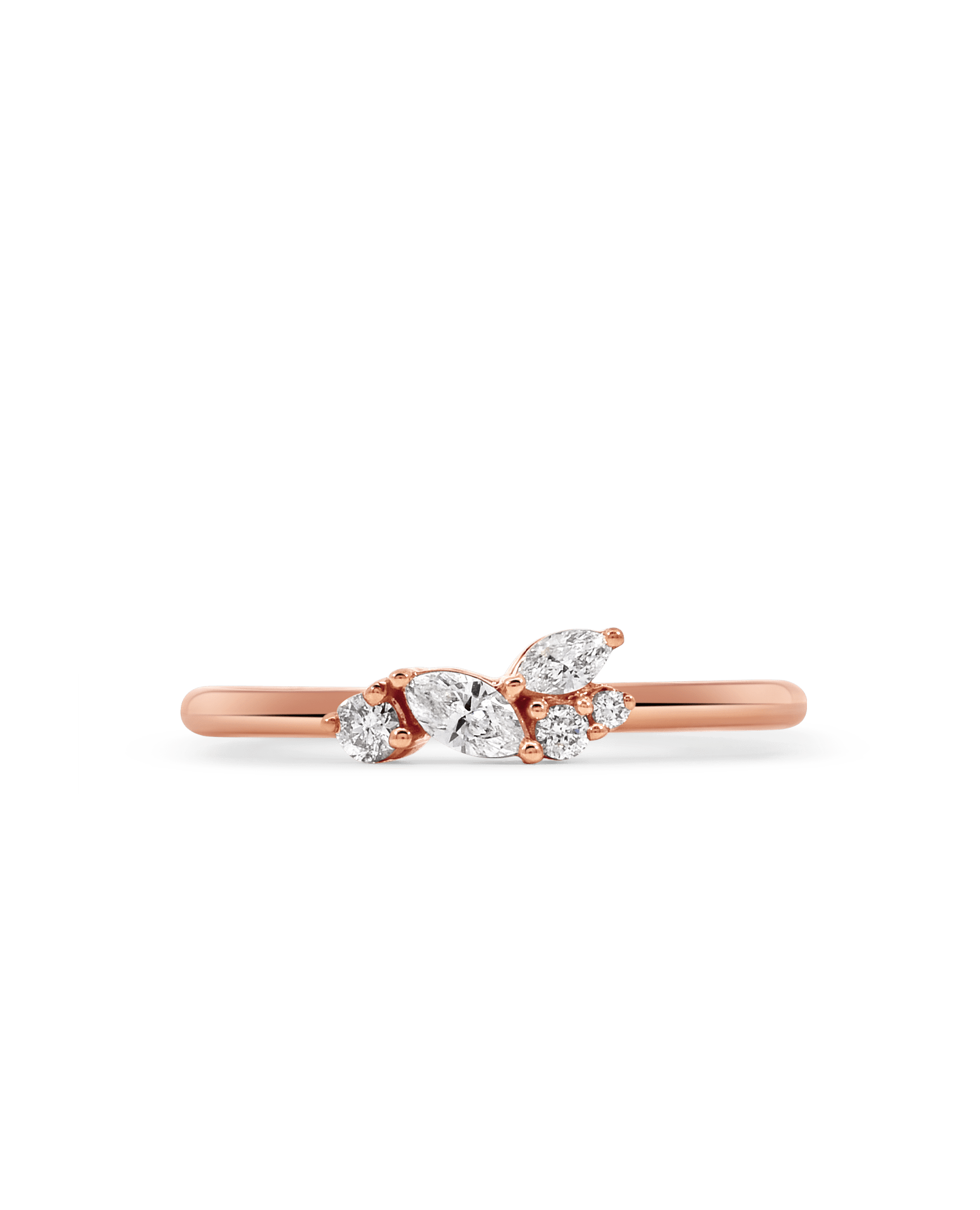 Constellation Stacking Ring .20 Carat TW Diamond | 14kt Rose Gold