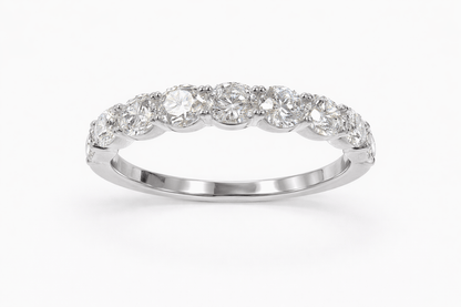 Diamond Band 1.50 Carat TW Lab-grown RB Diamonds | 14kt White Gold