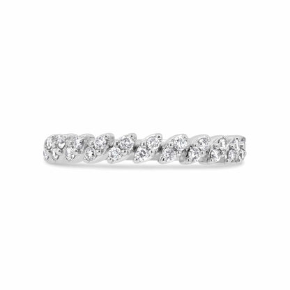 Diamond Band .25 Carat TW | 10kt White Gold