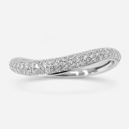 Diamond Band .30 Carat TW Lab-grown Round Brilliant Diamonds | 14kt White Gold