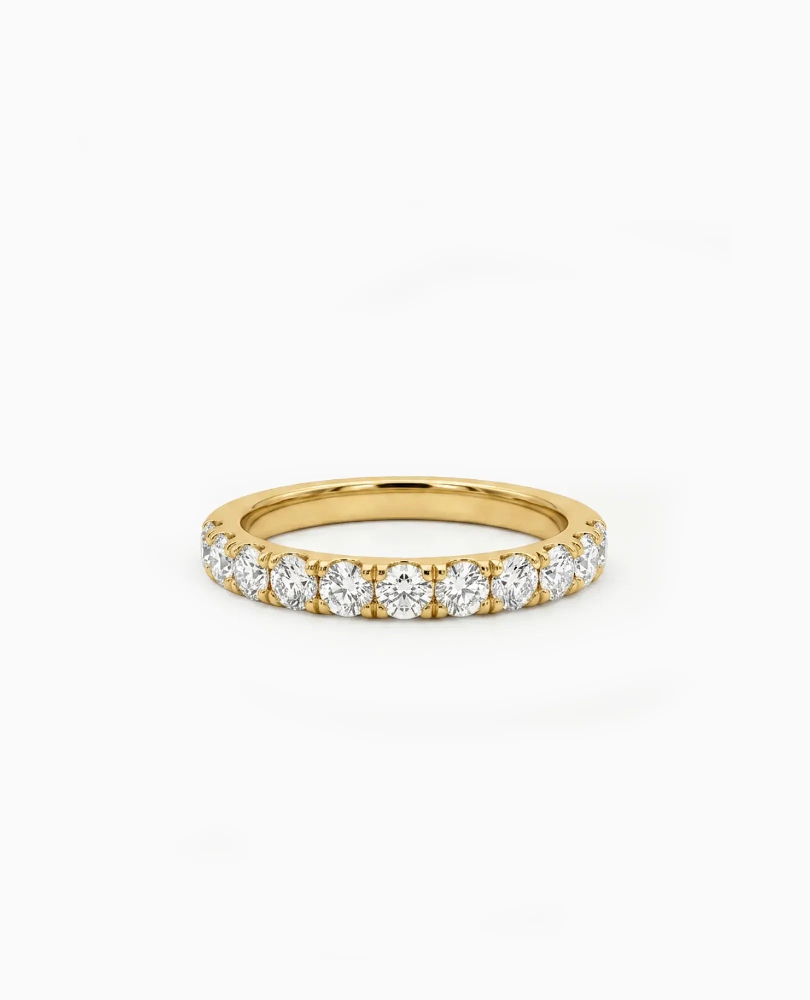 Diamond Band .70 Carat TW Lab-grown RB Diamonds | 14kt Yellow Gold
