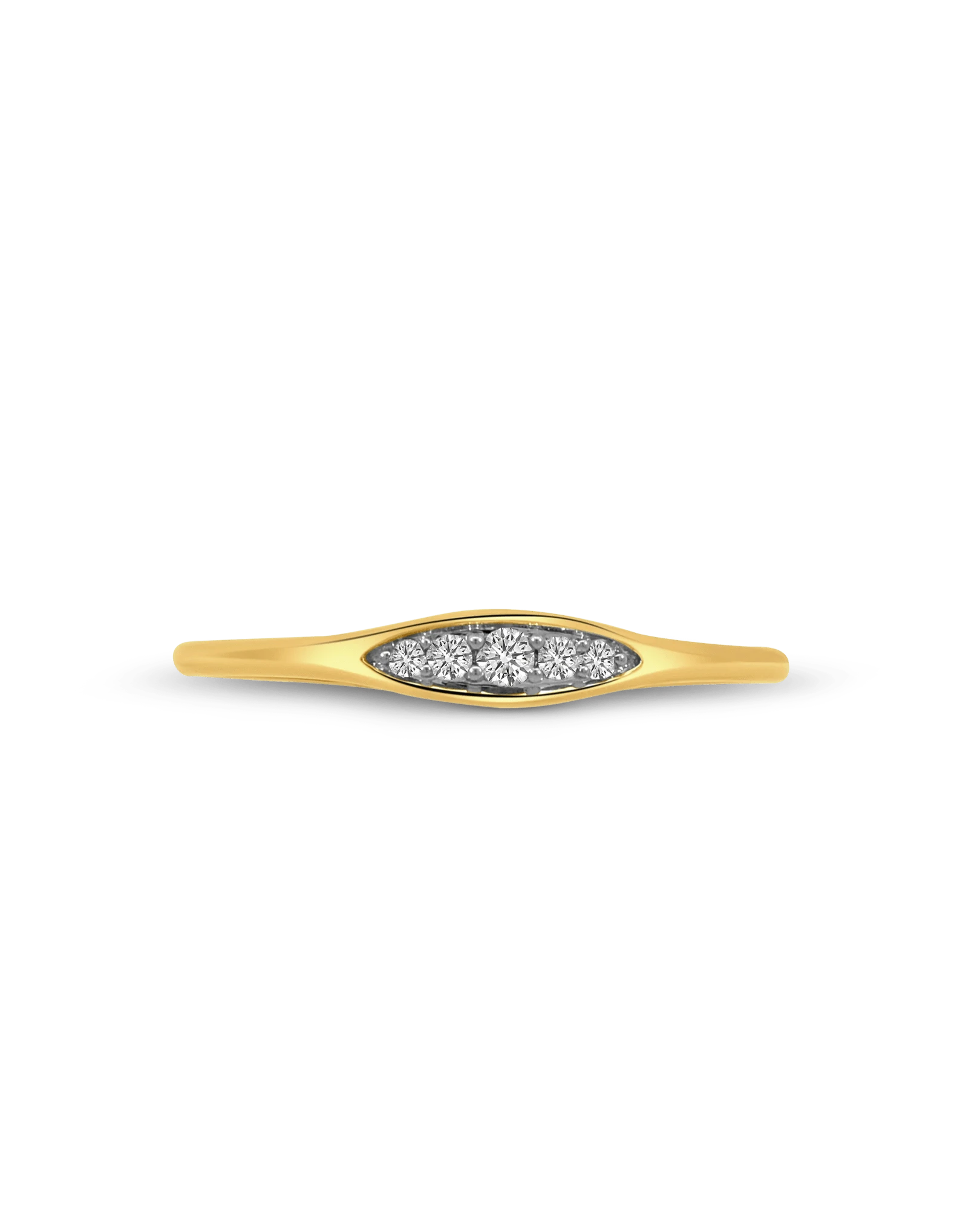 Diamond Stacking Ring .05 Carat TW Diamond | 18kt Yellow Gold