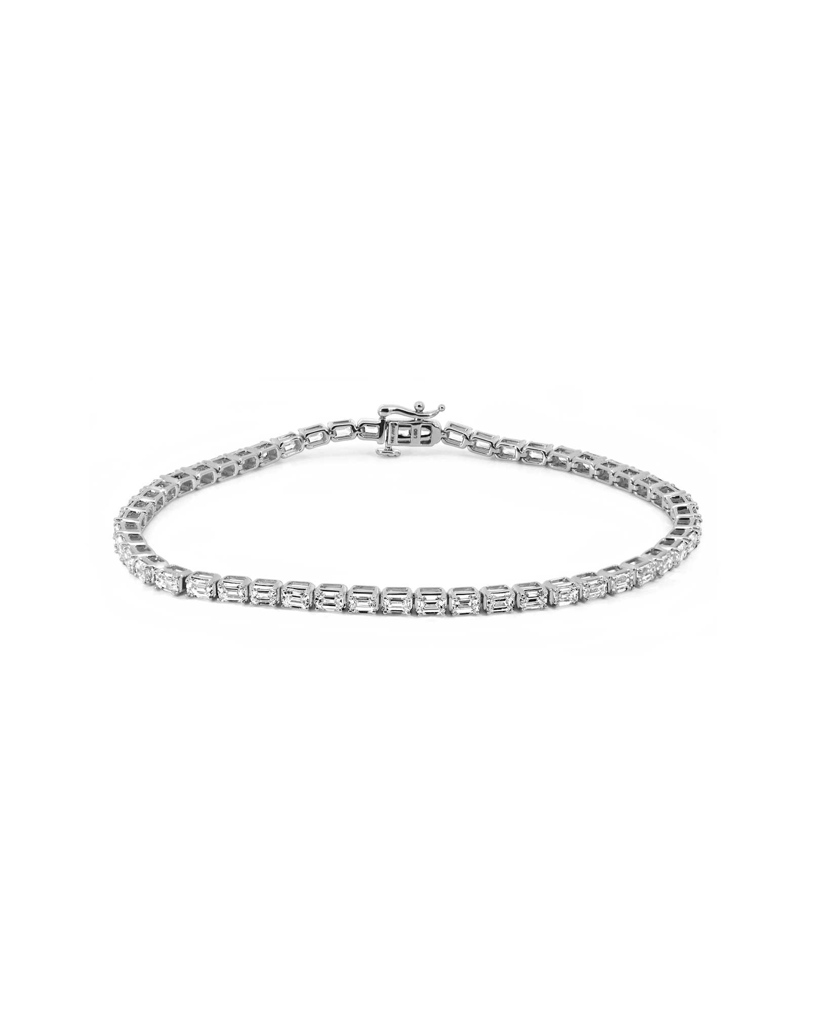 East-West Tennis Bracelet 5.00 Carat TW Lab-Grown Diamond | 14kt White Gold