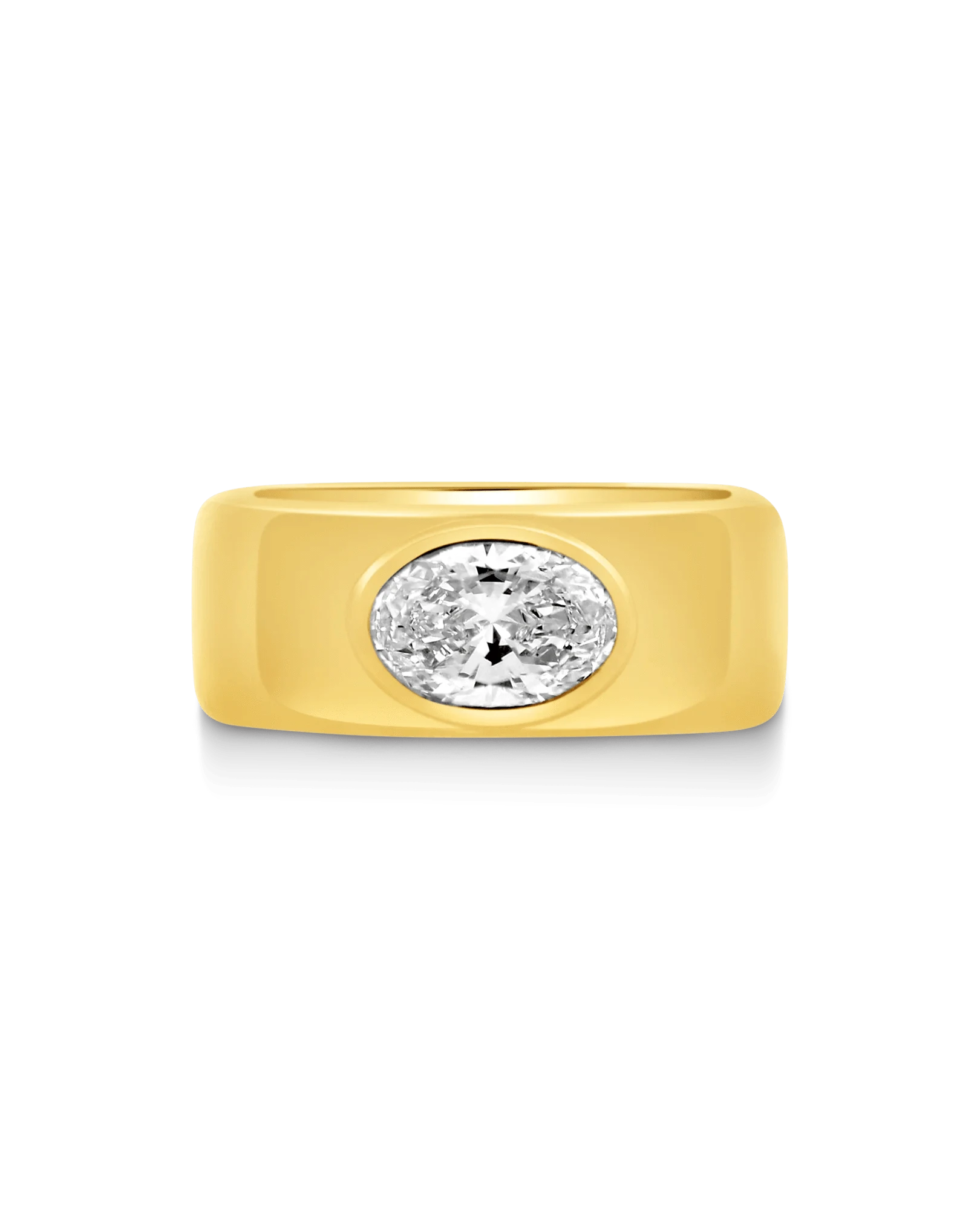 Engagement Ring 1.50 Carat TW Lab-Grown Diamond | 14kt Yellow Gold