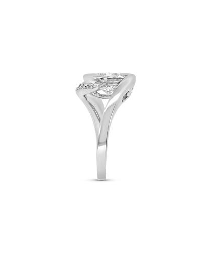 Engagement Ring 2.30 Carat TW Lab-grown Round Brilliant Diamond | 14kt White Gold