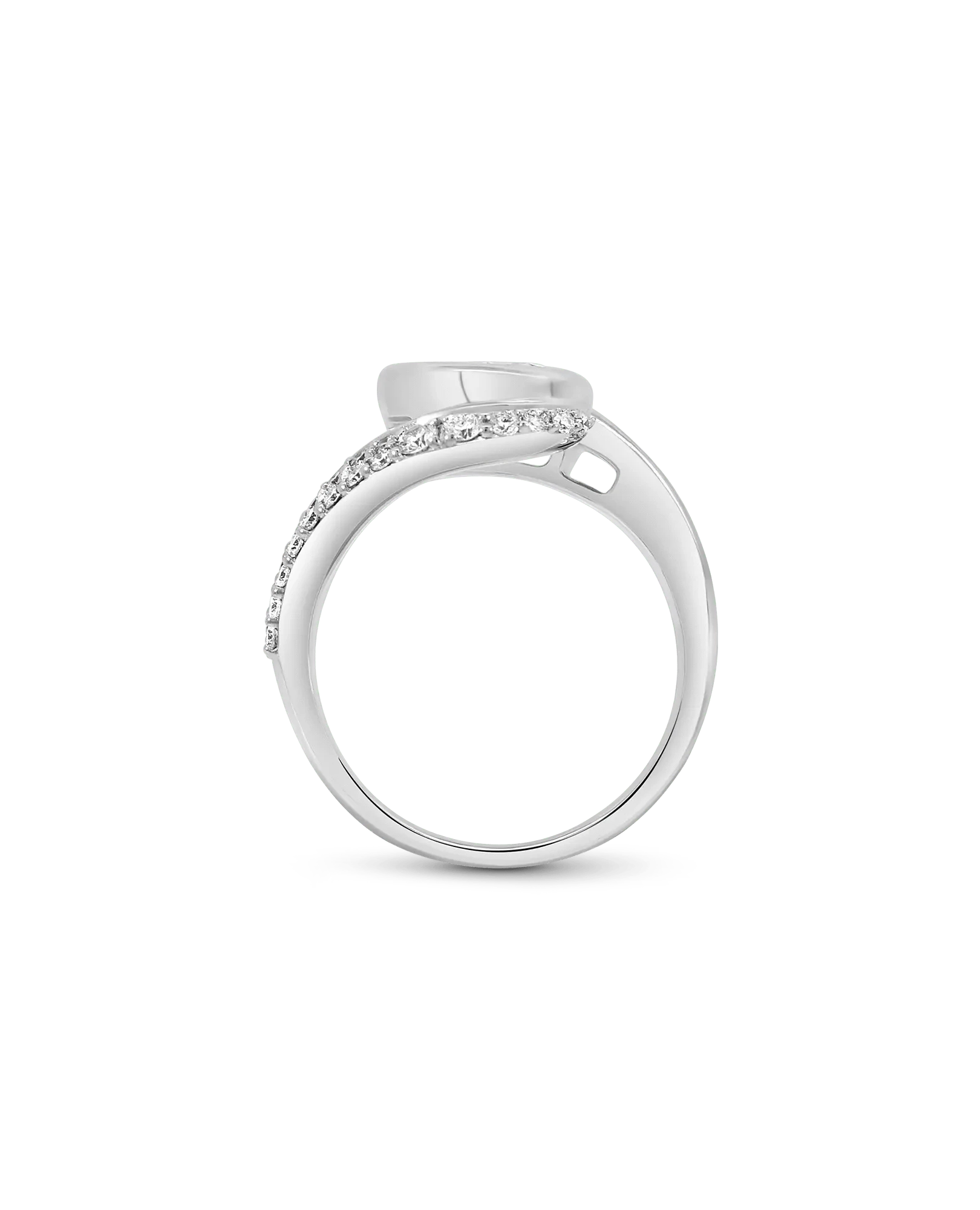 Engagement Ring 2.30 Carat TW Lab-grown Round Brilliant Diamond | 14kt White Gold