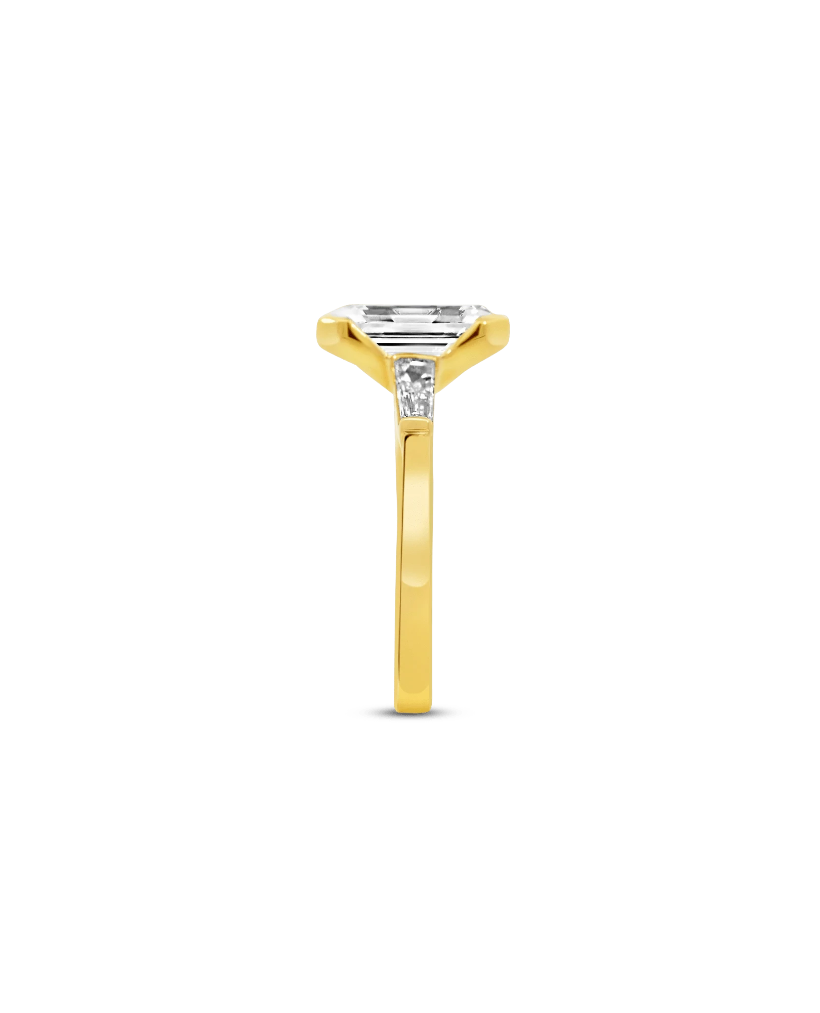 Engagement Ring 3.28 Carat TW Lab-Grown Diamond | 14kt Yellow Gold