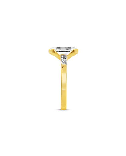 Engagement Ring 3.28 Carat TW Lab-Grown Diamond | 14kt Yellow Gold