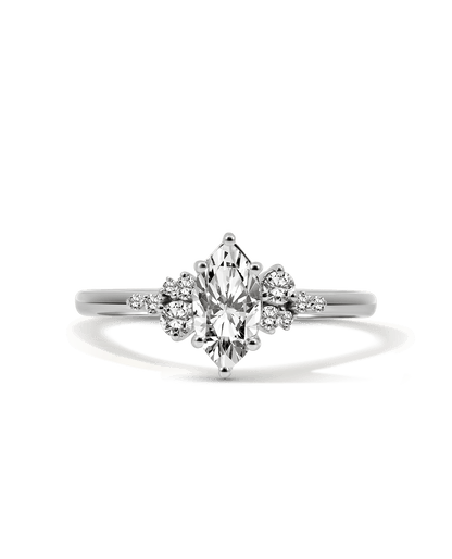 Engagement Ring .75 Carat TW Marquise Diamond | 14kt White Gold