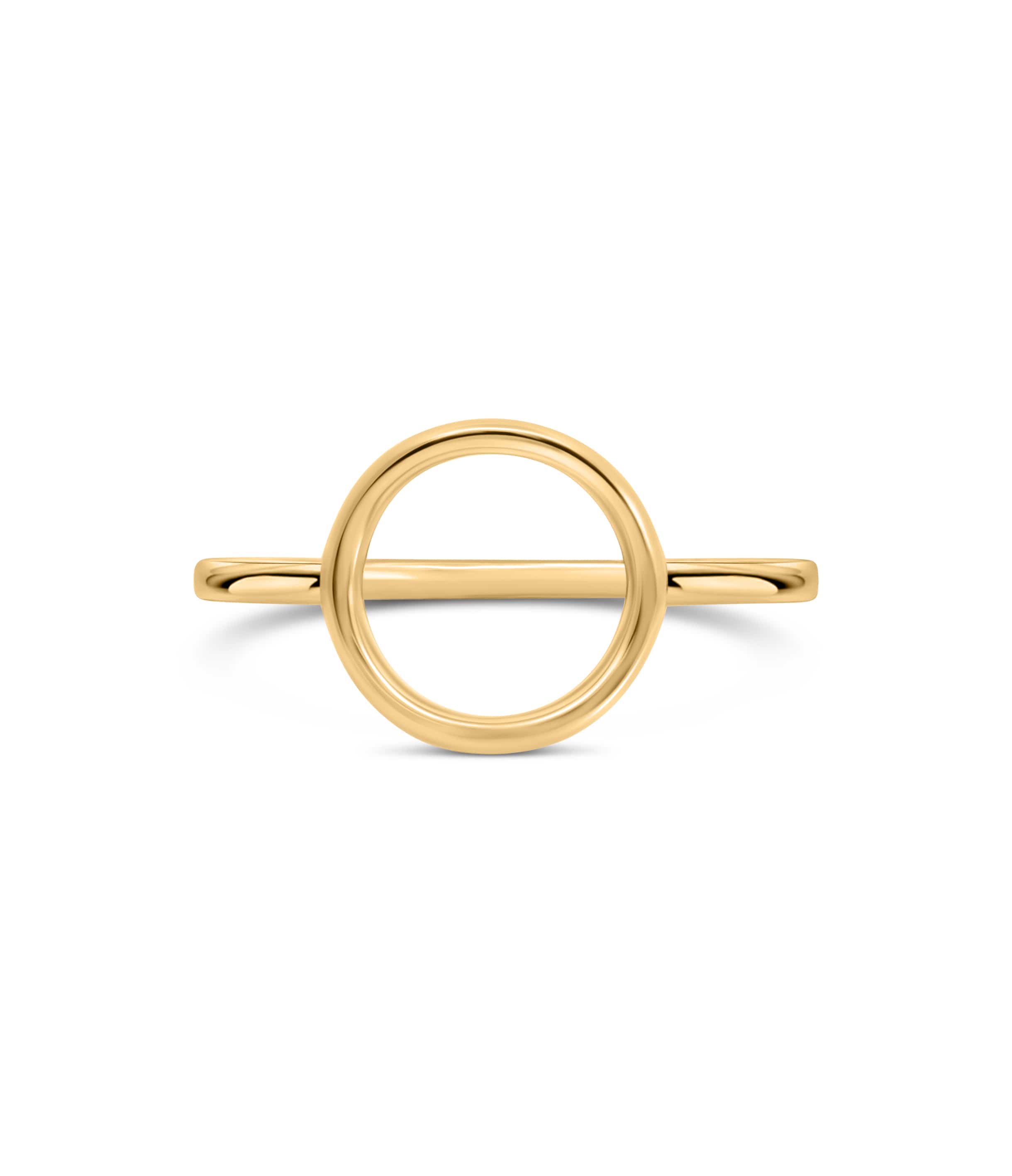 Geometric "O" Ring | 10kt Yellow Gold