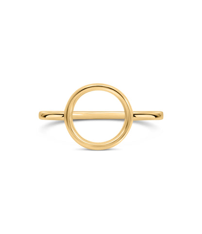 Geometric "O" Ring | 10kt Yellow Gold