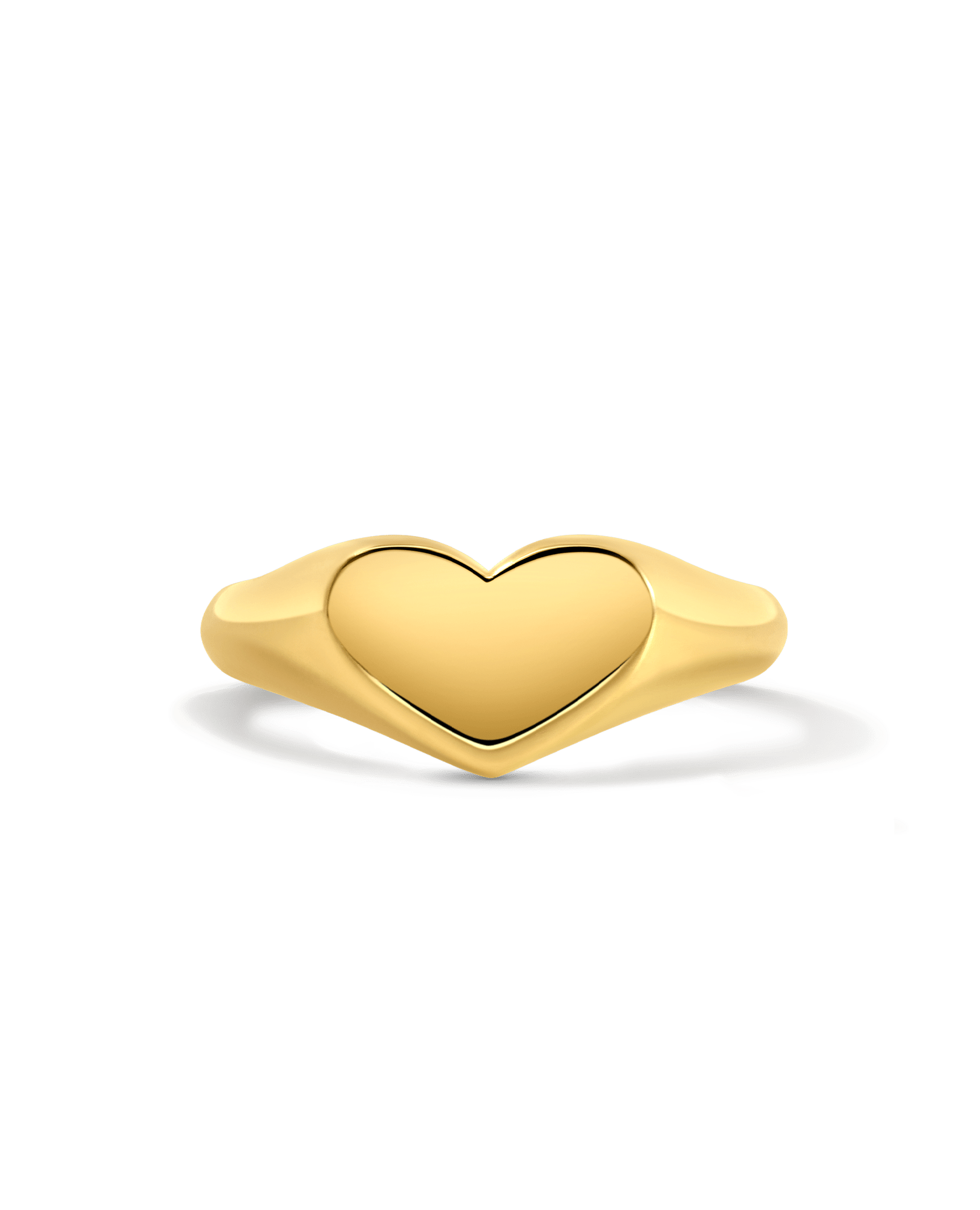 Heart Signet Ring | 10kt Yellow Gold