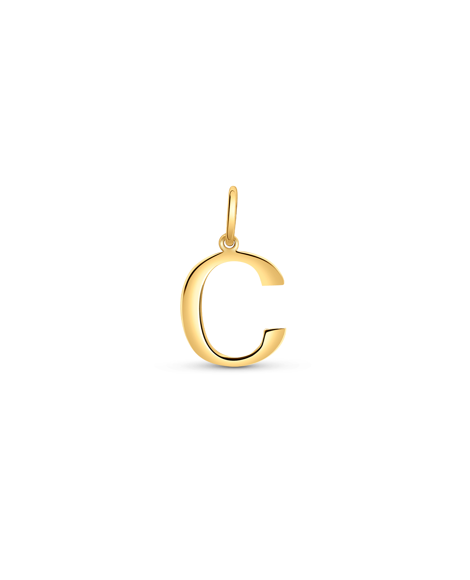 Initial "C" Pendant | 10kt Yellow Gold