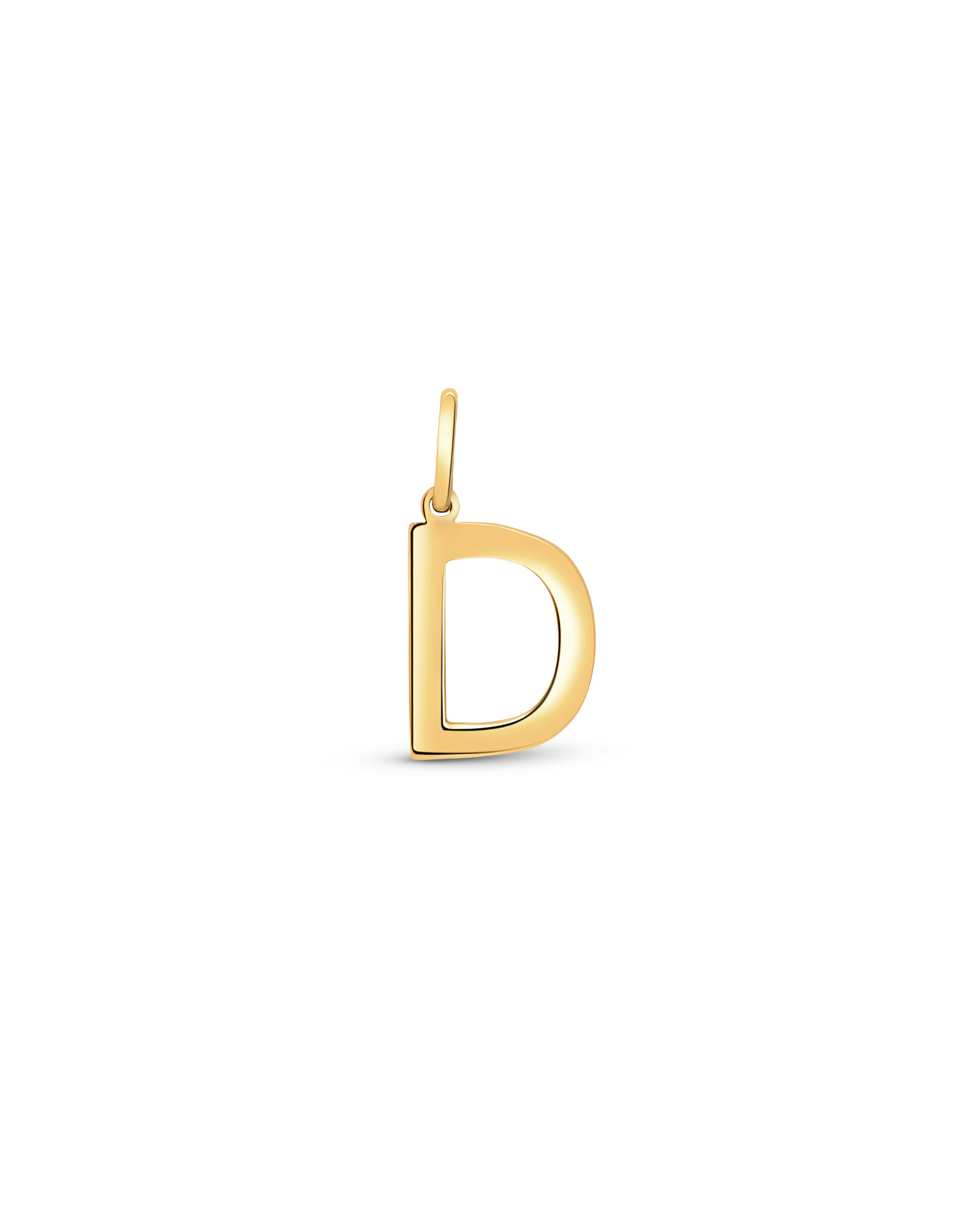 Initial "D" Pendant | 10kt Yellow Gold