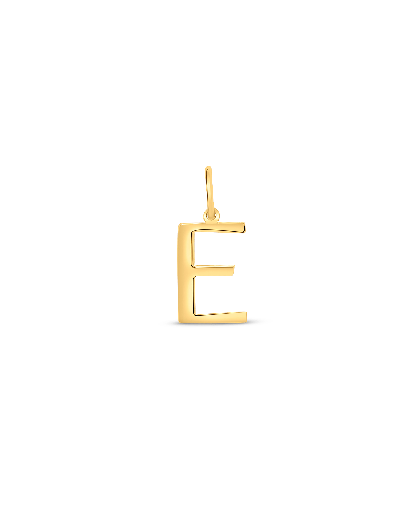 Initial "E" Pendant | 10kt Yellow Gold