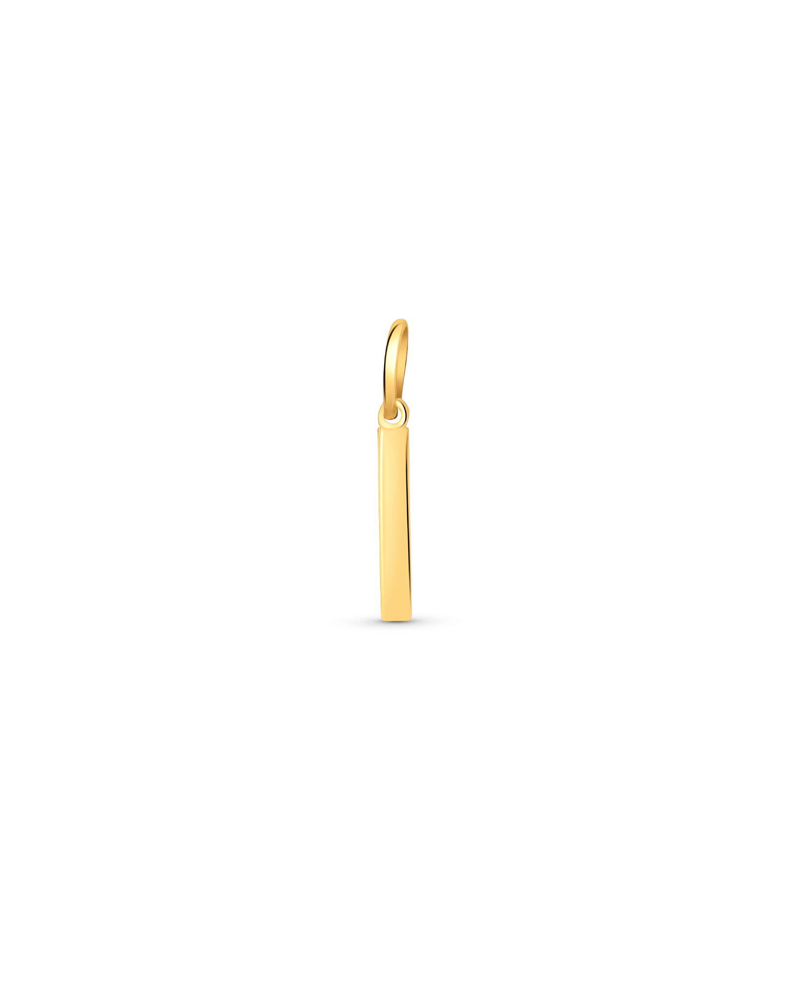 Initial "I" Pendant | 10kt Yellow Gold