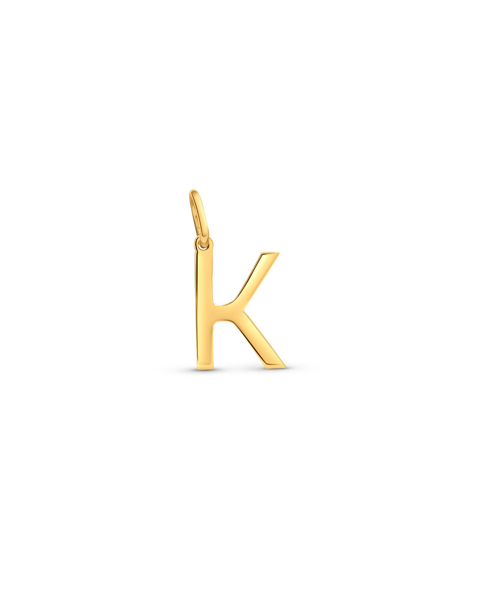 Initial "K" Pendant | 10kt Yellow Gold