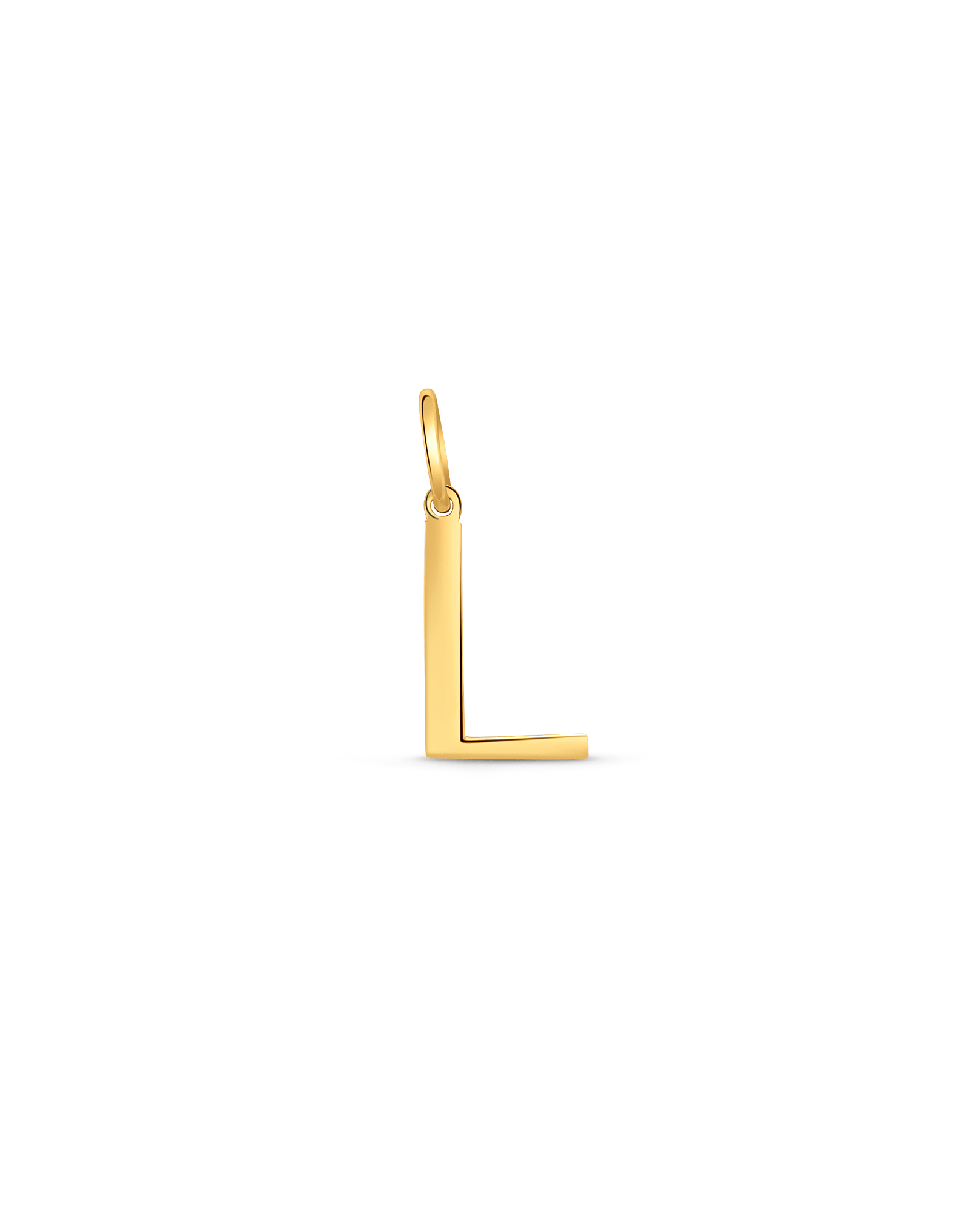 Initial "L" Pendant | 10kt Yellow Gold