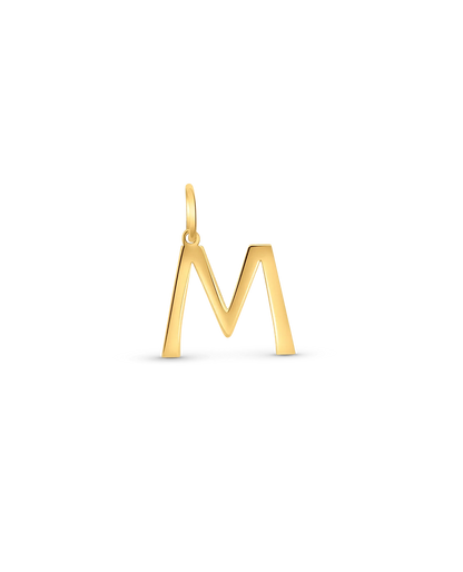 Initial "M" Pendant | 10kt Yellow Gold