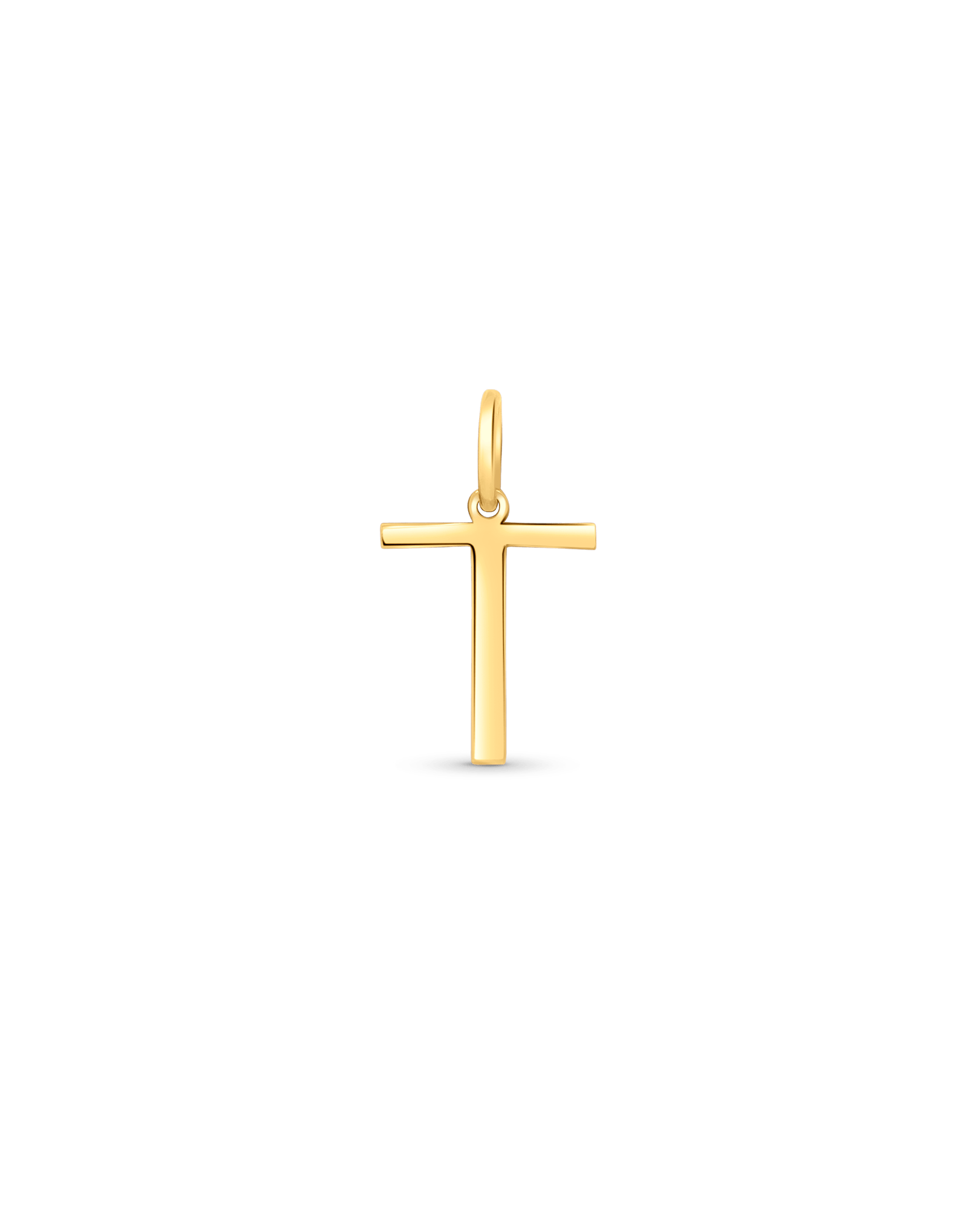 Initial "T" Pendant | 10kt Yellow Gold
