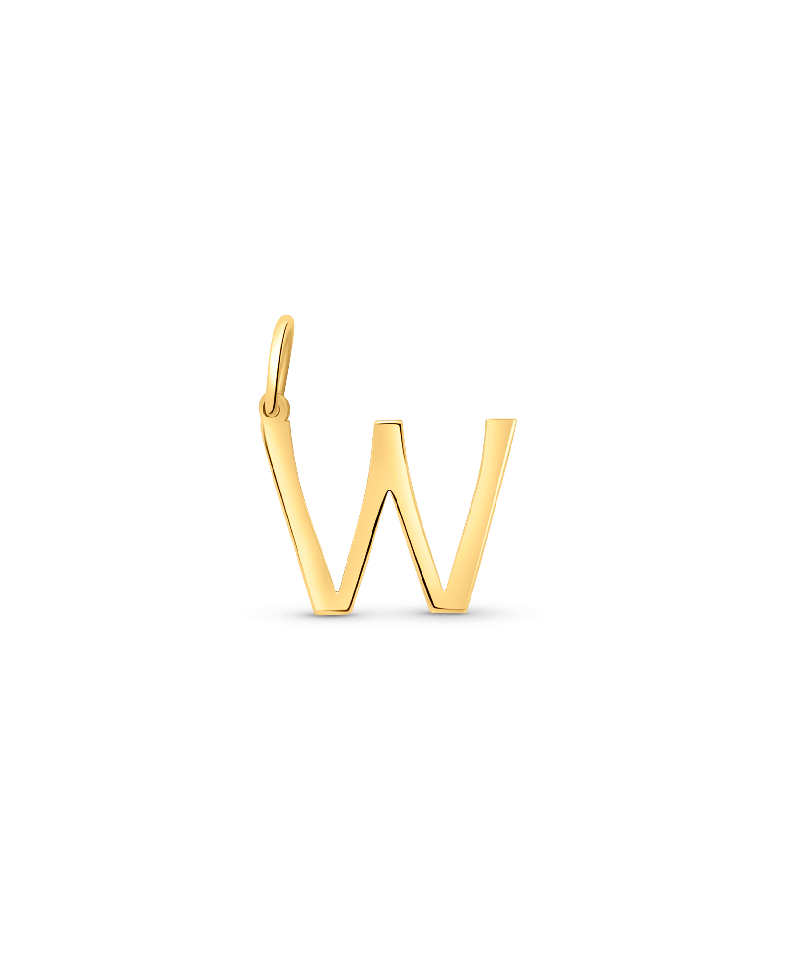 Initial "W" Pendant | 10kt Yellow Gold