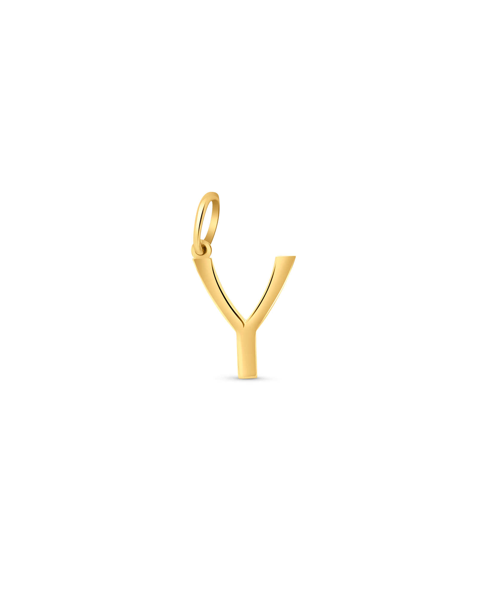 Initial "Y" Pendant | 10kt Yellow Gold