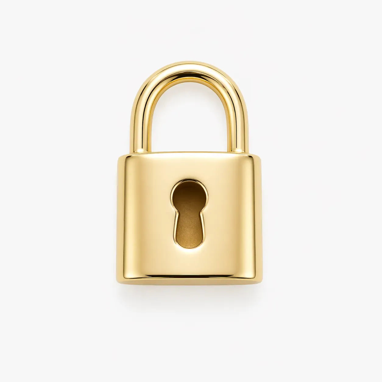 Lock Pendant | 10kt Yellow Gold