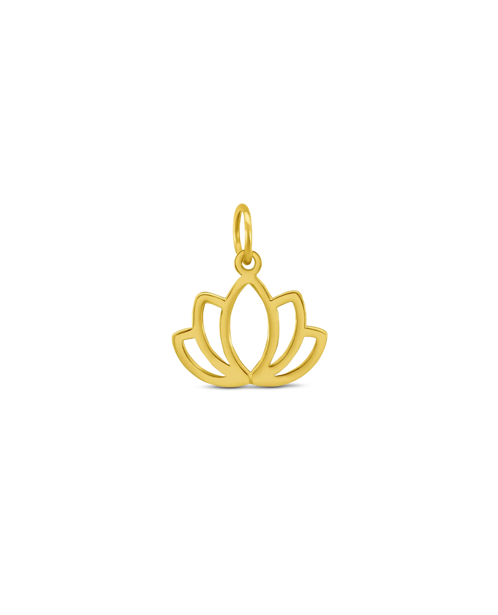 Lotus Pendant | 10kt Yellow Gold