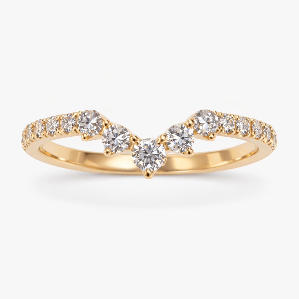 Matching Diamond Band .30 Carat TW Lab-grown RB Diamonds | 14kt Yellow Gold