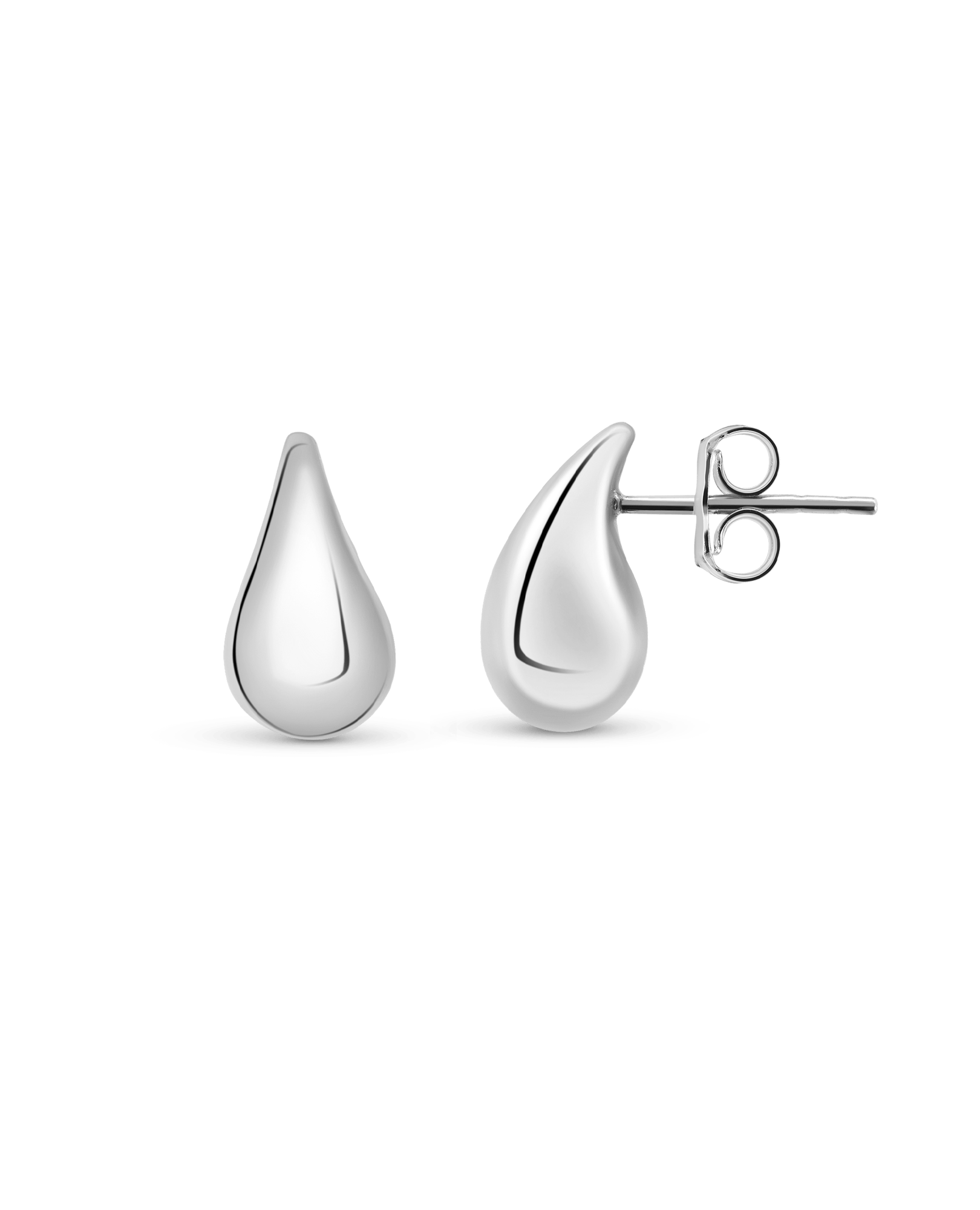 Petite Dewdrop Stud Earrings | 10kt White Gold