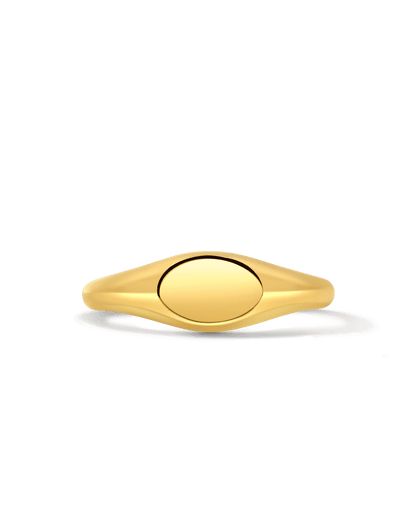 Petite Signet Ring | 10kt Yellow Gold