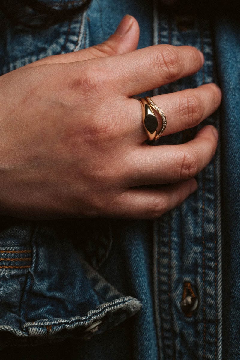 Petite Signet Ring | 10kt Yellow Gold