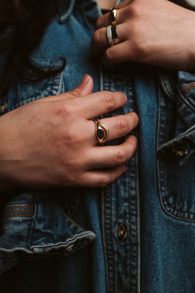Petite Signet Ring | 10kt Yellow Gold