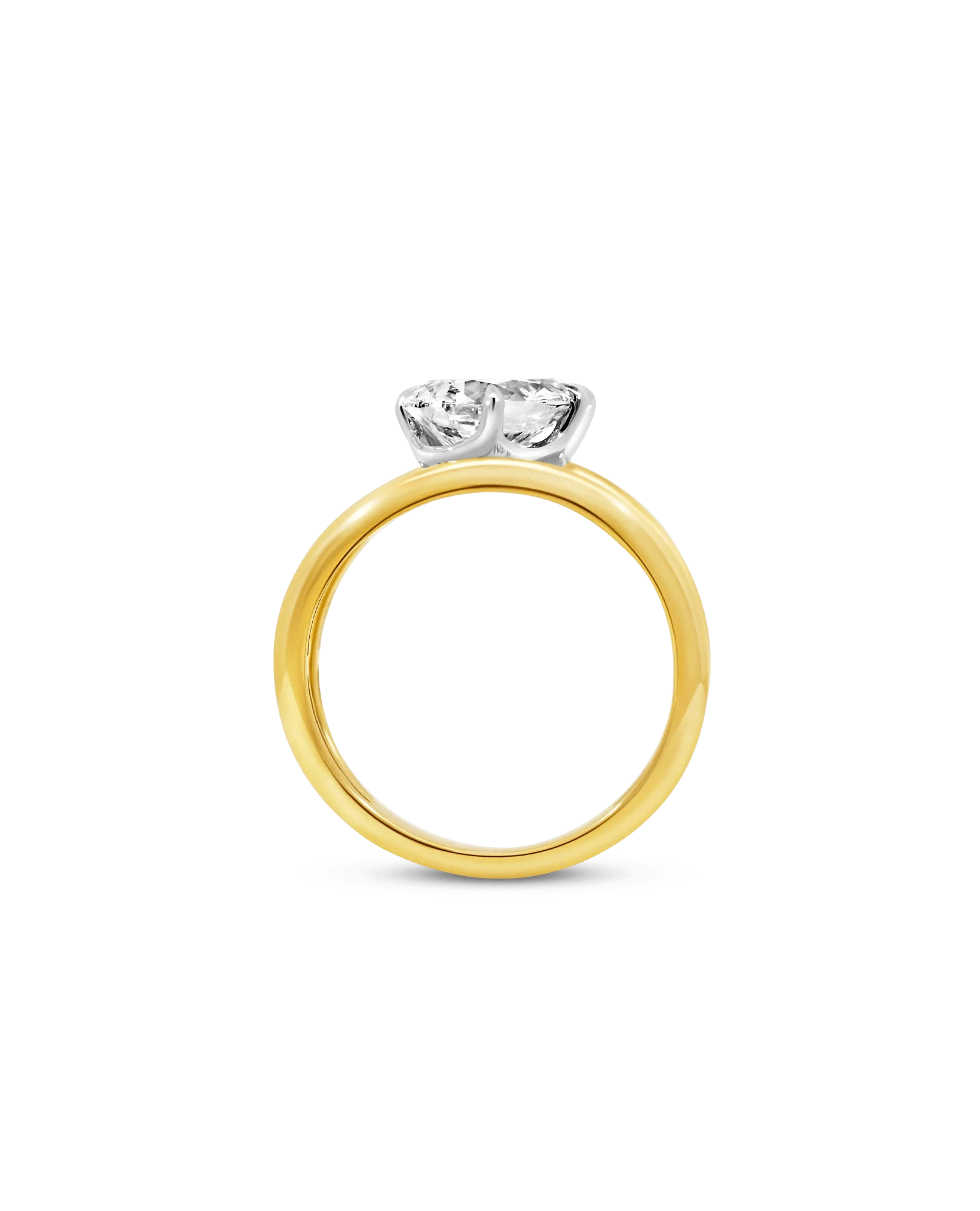 Split Shank Engagement Ring 2.00 Carat TW Lab-Grown Diamond | 14kt Yellow Gold