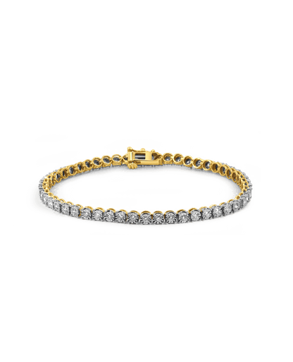 Tennis Bracelet 1.00 Carat TW Diamond | 10kt Yellow Gold