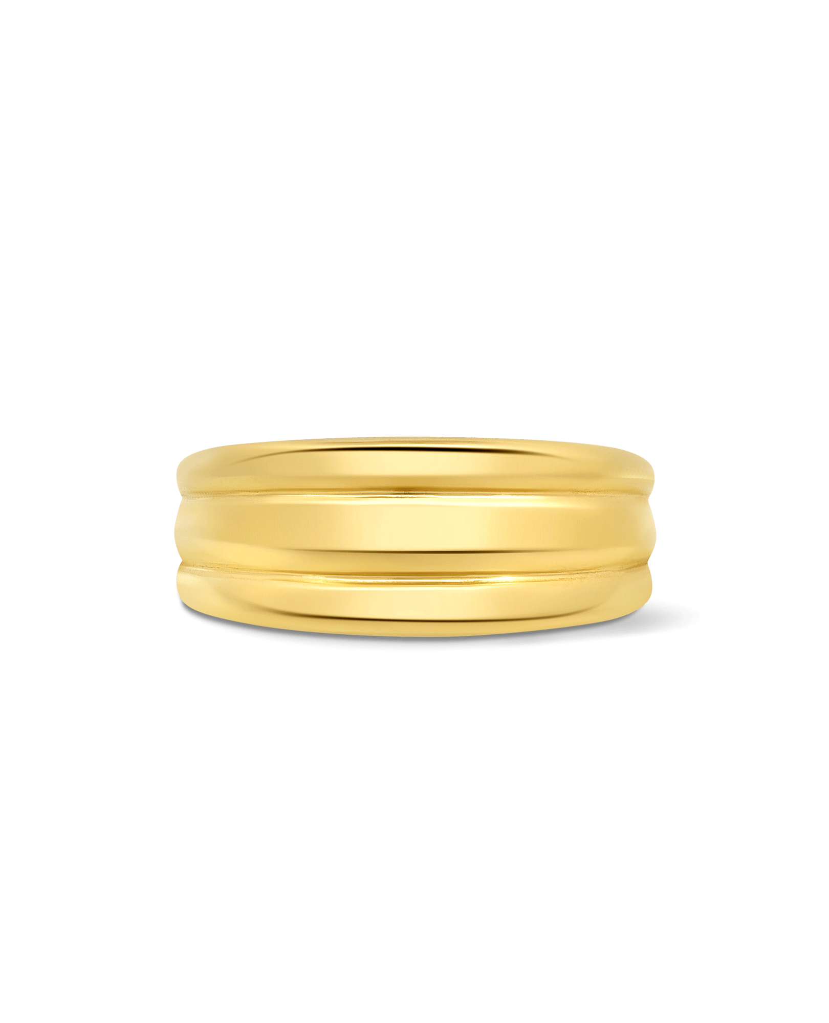 Triple Row Ring | 10kt Yellow Gold