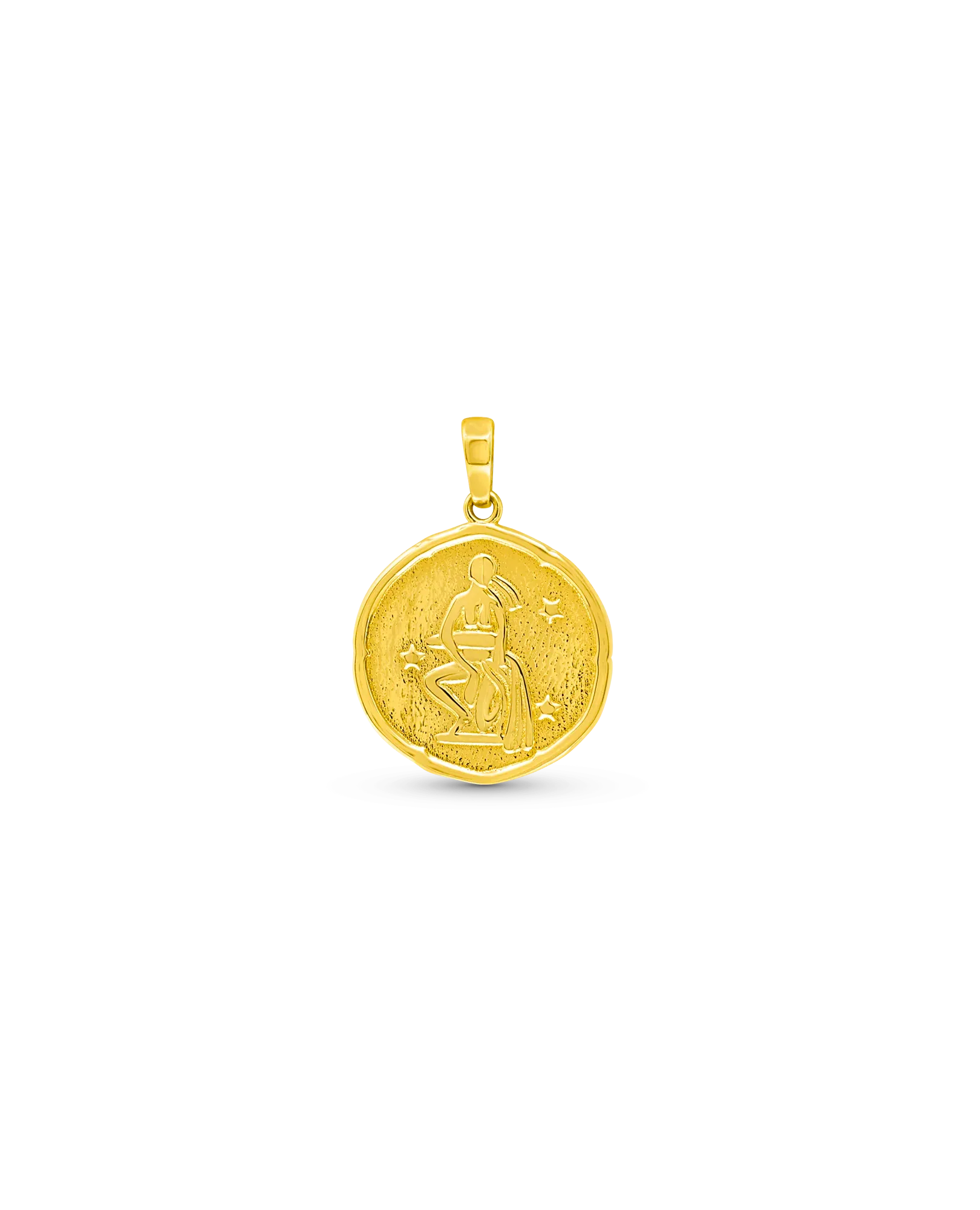 Virgo Zodiac Pendant | 10kt Yellow Gold
